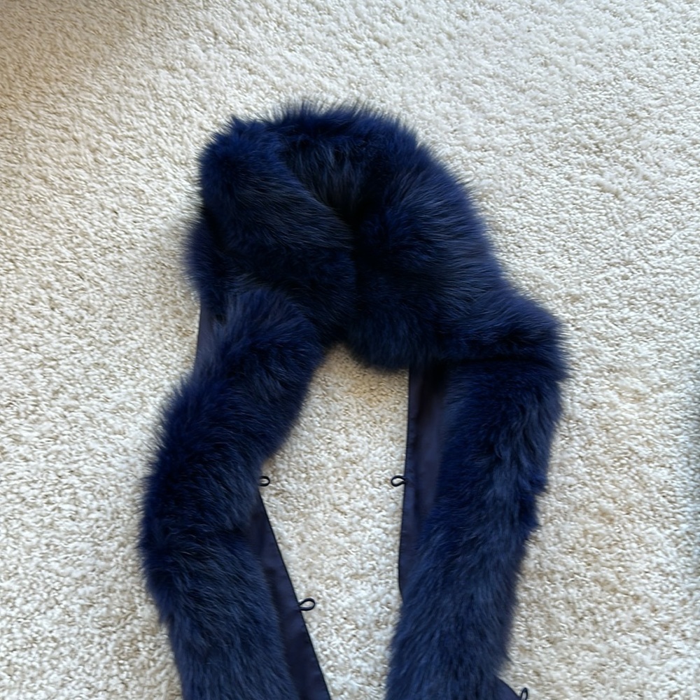 Doncaster denim jacket with removable fur collar - Picture 4 of 16